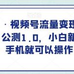 黄岛主·视频号流量变现副业训练营·公测1.0,小白新手一部手机就可以操作-我创创业-副业网-网络创业-资源分享-网课资源-学习教程-学知识-自媒体-抖音-视频号-小红书-网络项目,赚钱软件,副业,兼职,学生赚,挂机赚-我创创业-副业网-5ccy.cn