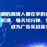 聪明的跨境人都在学的亚马逊广告高阶课,每天10分钟,手把手教你成为广告实战高手!-我创创业-副业网-网络创业-资源分享-网课资源-学习教程-学知识-自媒体-抖音-视频号-小红书-网络项目,赚钱软件,副业,兼职,学生赚,挂机赚-我创创业-副业网-5ccy.cn