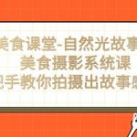 美食课堂-自然光故事感美食摄影系统课:手把手教你拍摄出故事感美食-我创创业-副业网-网络创业-资源分享-网课资源-学习教程-学知识-自媒体-抖音-视频号-小红书-网络项目,赚钱软件,副业,兼职,学生赚,挂机赚-我创创业-副业网-5ccy.cn