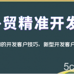 外贸精准开发,经典耐用的开发客户技巧,新型开发客户N种方式-我创创业-副业网-网络创业-资源分享-网课资源-学习教程-学知识-自媒体-抖音-视频号-小红书-网络项目,赚钱软件,副业,兼职,学生赚,挂机赚-我创创业-副业网-5ccy.cn