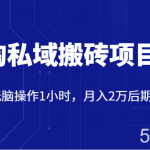价值2980的淘私域搬砖项目,每天无脑操作1小时,月入2万后期躺赚-我创创业-副业网-网络创业-资源分享-网课资源-学习教程-学知识-自媒体-抖音-视频号-小红书-网络项目,赚钱软件,副业,兼职,学生赚,挂机赚-我创创业-副业网-5ccy.cn