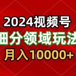 2024视频号分成计划细分领域玩法,每天5分钟,月入1W+-我创创业-副业网-网络创业-资源分享-网课资源-学习教程-学知识-自媒体-抖音-视频号-小红书-网络项目,赚钱软件,副业,兼职,学生赚,挂机赚-我创创业-副业网-5ccy.cn