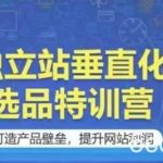 独立站垂直化选品特训营，打造产品壁垒，提升网站利润-我创创业-副业网-网络创业-资源分享-网课资源-学习教程-学知识-自媒体-抖音-视频号-小红书-网络项目,赚钱软件,副业,兼职,学生赚,挂机赚-我创创业-副业网-5ccy.cn