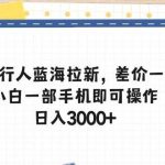 （10557期）抖音发行人蓝海拉新，差价一单35，小白一部手机即可操作，日入3000+-我创创业-副业网-网络创业-资源分享-网课资源-学习教程-学知识-自媒体-抖音-视频号-小红书-网络项目,赚钱软件,副业,兼职,学生赚,挂机赚-我创创业-副业网-5ccy.cn